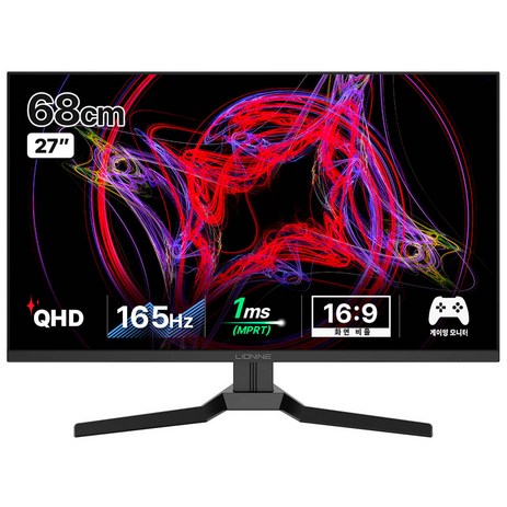 주연테크 QHD 리오나인 게이밍모니터 HDR 165Hz, 68cm, X27Q-165(무결점)-추천-상품