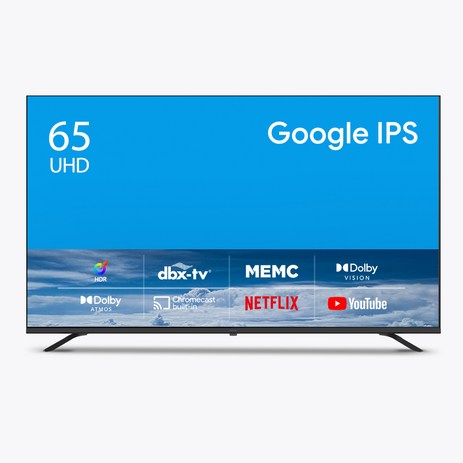 더함 4K UHD LED IPS 구글 OS SMART HOME60 24K1 TV, 165cm(65인치), NA652UHD, 벽걸이형, 방문설치-추천-상품