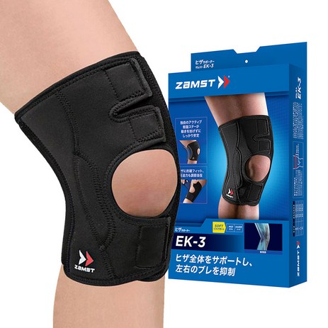 잠스트 무릎보호대 EK-3, 1개, 블랙-추천-상품