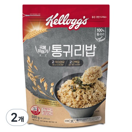 켈로그 통귀리밥, 500g, 2개-추천-상품