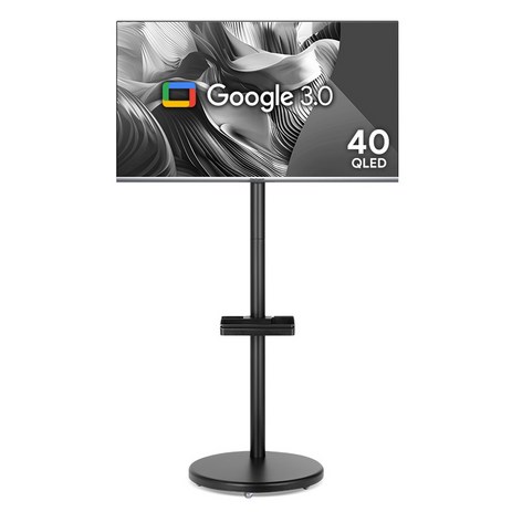 더함 FHD QLED 스마트 40 돌비 AI 구글 3.0 홈시네마 + 삼탠바이미 스탠드 라이트, 101.6cm(40인치), NA401QLED, MS22-241-B(블랙), 스탠드형, 고객직접설치-추천-상품