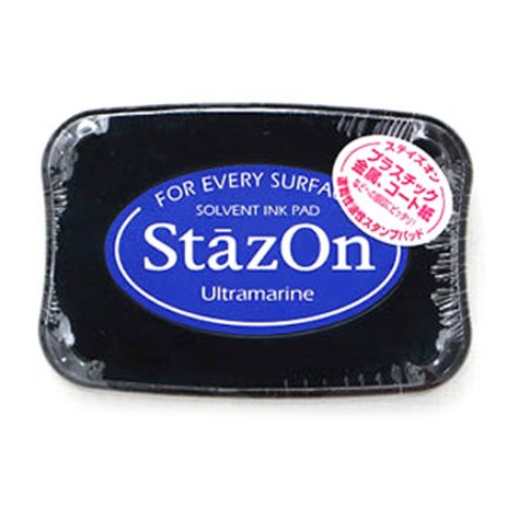 StazOn 츠키네코 유성스탬프 잉크 글래스용 SZ-61, Ultramarine, 1개-추천-상품