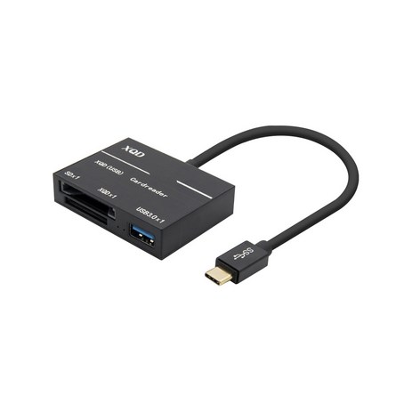 컴스-USB-3.1-카드리더기-C타입-to-USB-3.0-1Port-SD-XQD-FW398-추천-상품
