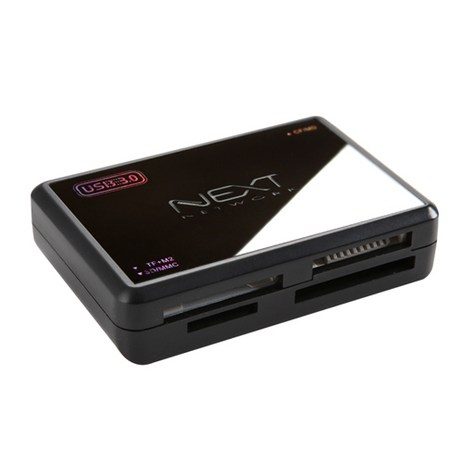 넥스트-USB-3.0-CF-SD-올인원-카드-리더기-NEXT-9703U3-+-케이블-1m-세트-혼합색상-추천-상품