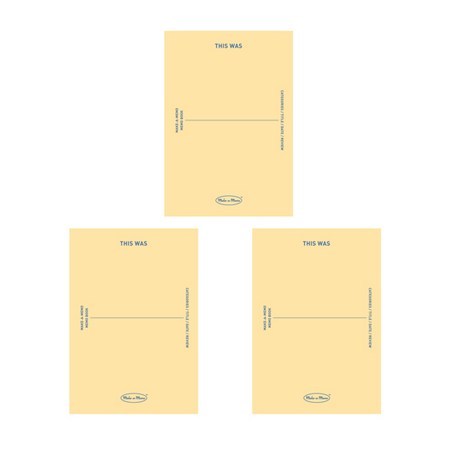 페이퍼리안 메이크 어 메모 메모북 리뷰, 혼합색상, 3개-추천-상품
