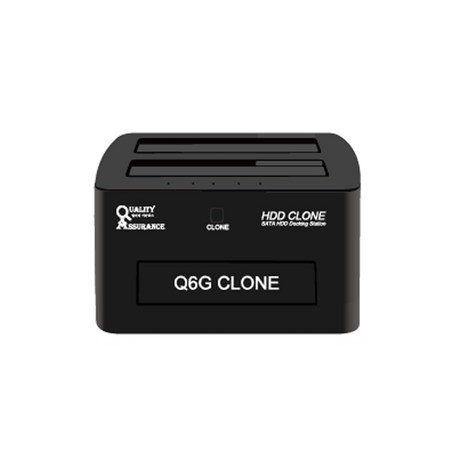 퀄리티어슈런스 2BAY 하드 도킹 스테이션 Q6G CLONE + USB 3.0 케이블 + 전원 어댑터-추천-상품