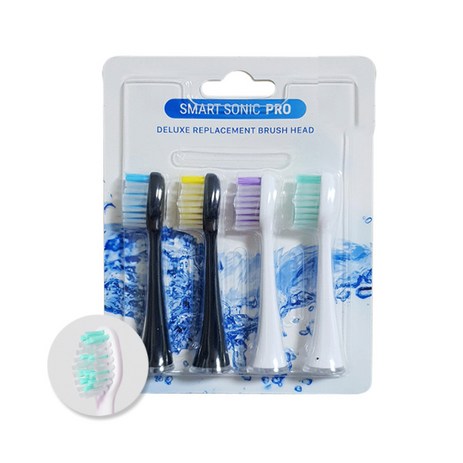 스마트소닉 프로 음파칫솔 RLT211 RLT231 전용 칫솔모 리필모 일반형 4p, SS-100, 1개-추천-상품