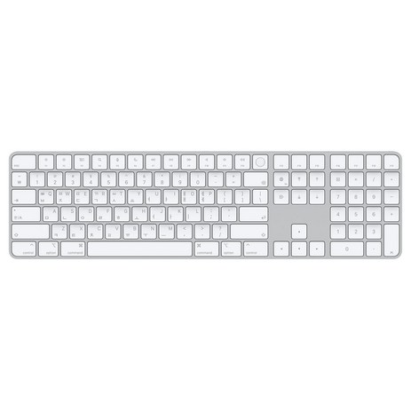 Apple Silicon 장착 Mac용 Magic Keyboard Touch ID 탑재, 화이트, MK2C3KH/A-추천-상품