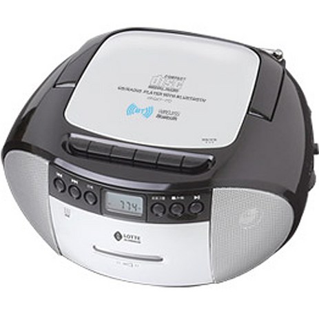 롯데알미늄-블루투스-CD포터블-카세트-CDP-라디오-PINGKY-770-블랙-추천-상품