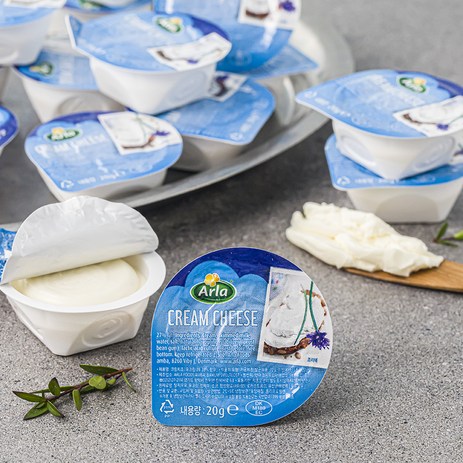 Arla 크림치즈 포션, 20g, 24개-추천-상품