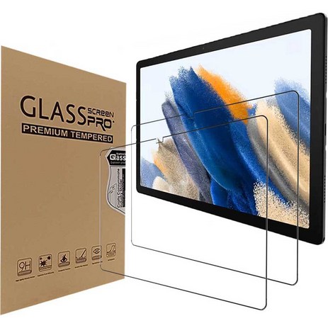 아네스 태블릿PC 9H 고경도 풀커버 강화유리 액정보호필름 2p 세트, 투명-추천-상품