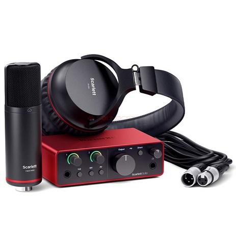 포커스라이트 4세대 오디오 인터페이스 세트, Scarlett Solo Studio 4th Gen-추천-상품