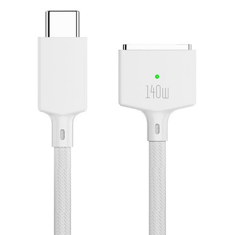 컴스 USB C타입 to 맥세이프3 전원 케이블 140W JA257, 1개, 2m-추천-상품