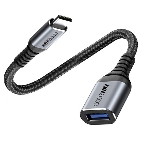 코드웨이 USB C타입-A타입 3.0 OTG 젠더, 0.5m, 혼합색상, 1개-추천-상품