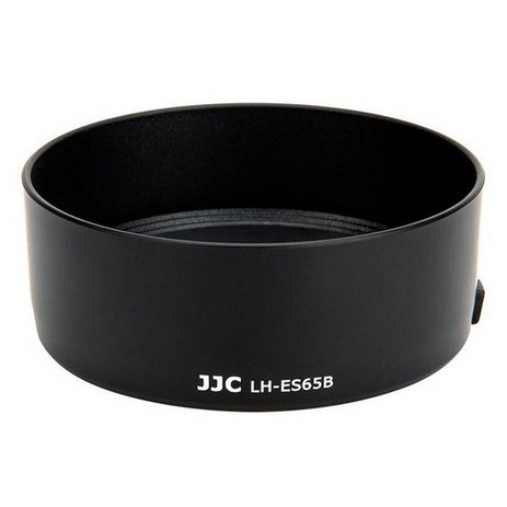 JJC 캐논 RF 50mm f / 1.8 STM 렌즈 후드, LH-ES65B 블랙, 1개, LH-ES65B-추천-상품