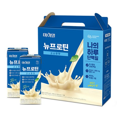 마이밀 뉴프로틴 고소한맛, 190ml, 16개-추천-상품