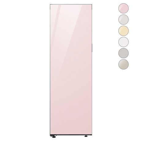 [색상선택형]-삼성전자-비스포크-좌힌지-냉장고-방문설치-RR40A7805AP-글램-핑크-추천-상품
