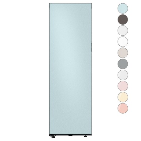 [색상선택형] 삼성전자 비스포크 스탠드형 김치플러스 1도어 키친핏 냉장고 좌개폐 348L 방문설치, RQ34C7815AP-추천-상품