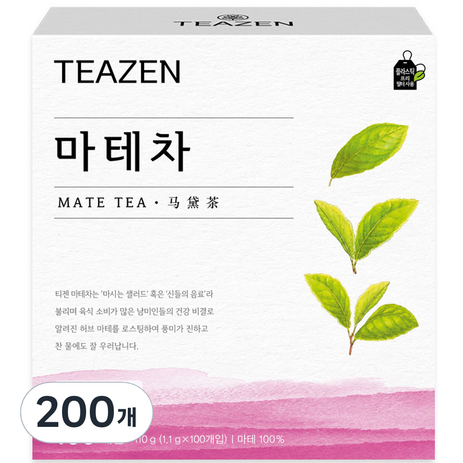 티젠 로스트 마테차, 1.1g, 100개입, 2개-추천-상품