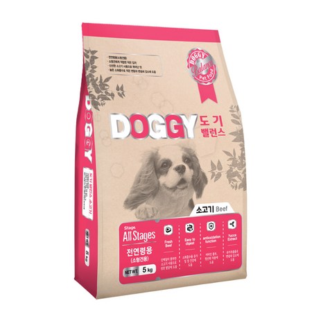 인터펫코리아 전연령용 도기밸런스 건식사료, 소, 5kg, 1개-추천-상품