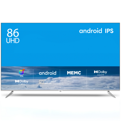 더함 4K UHD LED 안드로이드 스마트 TV, 218cm(86인치), NA862UHD IPS SMART HDR 2022K, 스탠드형, 방문설치-추천-상품