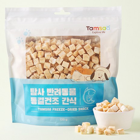 탐사 반려동물 동결건조 간식, 북어, 120g, 1개-추천-상품