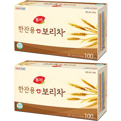 동서 한잔용 보리차, 1.5g, 100개입, 2개-추천-상품