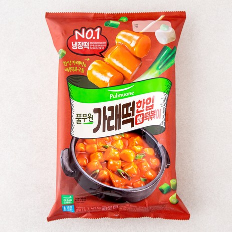 풀무원 가래떡 한입 떡볶이 2인분, 423.5g, 1개-추천-상품