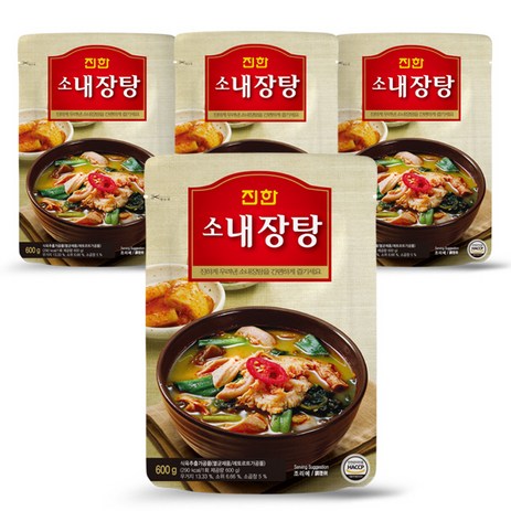 진한 소내장탕, 600g, 4개-추천-상품