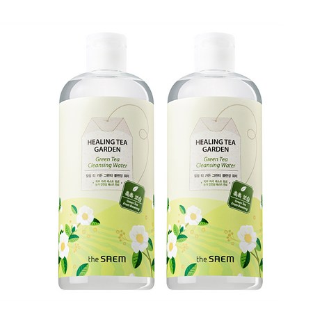 더샘 힐링 티 가든 그린티 클렌징 워터, 500ml, 2개-추천-상품