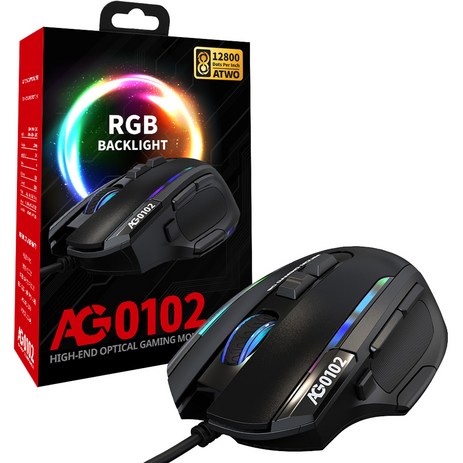 에이투-컴퓨터-PC-노트북-RGB-게이밍-유선-마우스-AG0102-블랙-추천-상품