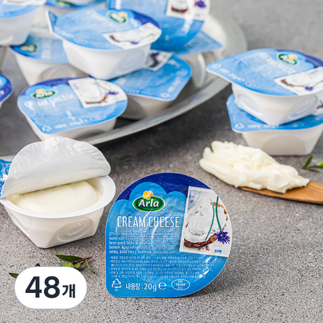 Arla 크림치즈 포션, 20g, 48개-추천-상품