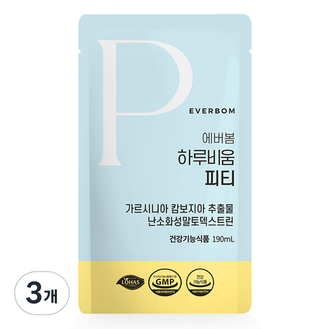 에버봄 에버바이오 하루비움 피티, 190ml, 3개-추천-상품