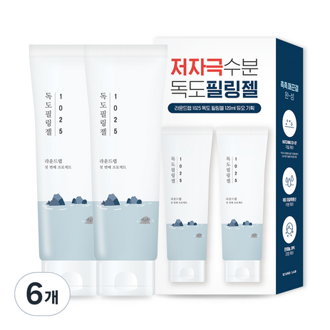 라운드랩 1025 독도 필링젤, 120ml, 6개-추천-상품