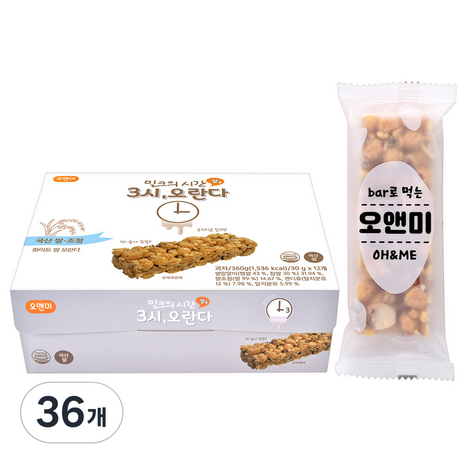 오앤미 화이트쌀 오란다, 30g, 36개-추천-상품