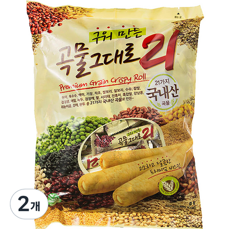 곡물그대로21 크리스피롤, 650g, 2개-추천-상품