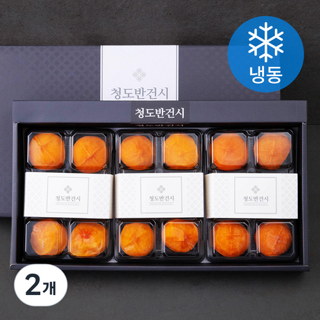 푸드베이스 청도 반건시 세트 (냉동), 900g(18과), 2개-추천-상품