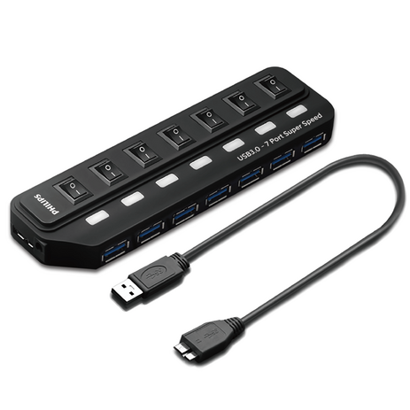 필립스-7포트-USB-3.0-허브-SWV3707-추천-상품