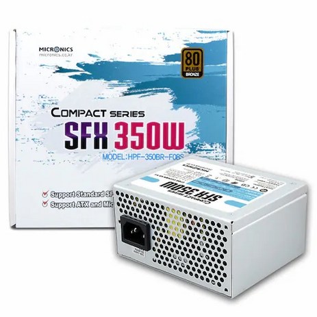 마이크로닉스 Compact SFX 350W 80PLUS 브론즈 ATX HPF-350BR-F08S-추천-상품