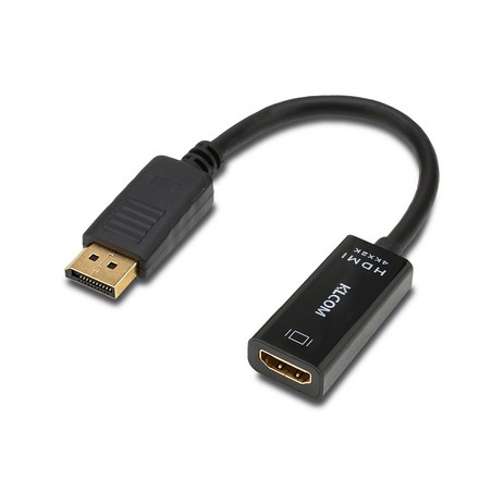 케이엘컴 DisPlayPort to HDMI 컨버터 단방향, KL121-추천-상품