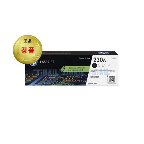 정품토너 W2300A W2301A W2302A W2303A LaserJet Pro 4203dn 4203dw MFP 4303dw 4303fdw, 1개, 정품토너 W2300A_검정-추천-상품