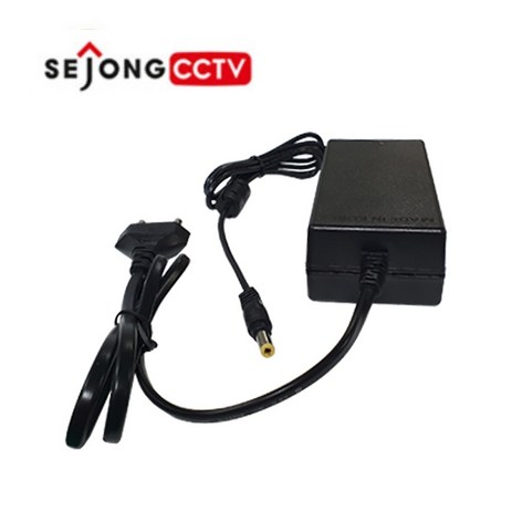 세종 SEJONG CCTV 카메라 녹화기 호환 국산 전원 어댑터 DC 12V 5A, 1개-추천-상품