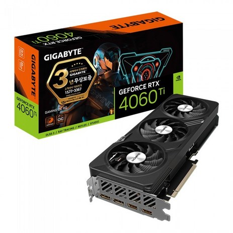 GIGABYTE 지포스 RTX 4060 Ti Gaming OC D6 8GB 제이씨현-추천-상품