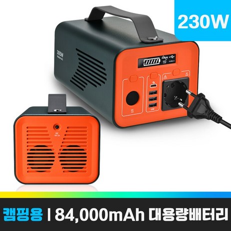 PB305W-UPS 대용량 파워뱅크 84 000mAh 305Wh 낚시 캠핑 차박 필수품, 단품-추천-상품