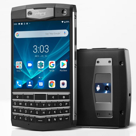 Unihertz Titan 쿼티 키보드 BlackBerry Android 10, 오픈버전, 한 패키지다., 128GB, 500GB-추천-상품