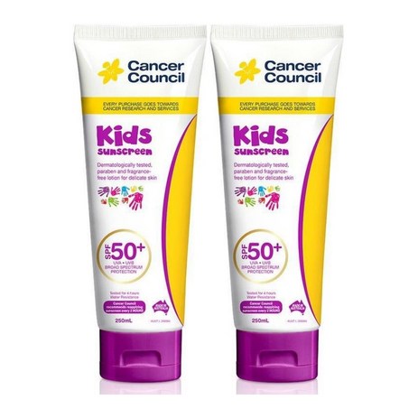 Cancer Council Ultra Sunscreen SPF50＋ 캔서카운슬 호주 울트라 썬스크린 썬크림 250ml 2팩, 0.25l, 2개-추천-상품