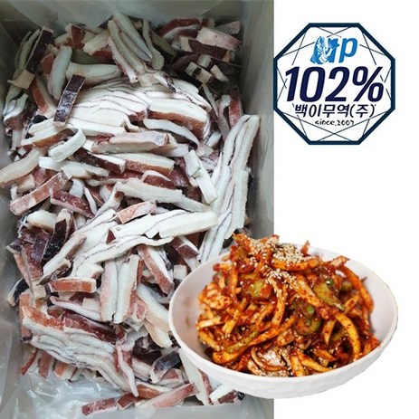 식자재용 쫄깃 대왕오징어 귀채 4kg, 1개-추천-상품