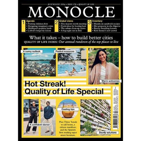 Monocle Uk 2024년7/8월(#175)호 (모노클 잡지 영국판 편집장 타일러 브륄레 Tyler Brule 월드매거진) - 당일발송-추천-상품