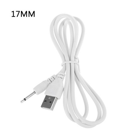 15/16/17/19mm USB 잭 플러그 보조 DC2.5mm 오디오 케이블 USB DC 2.5mm 충전 라인, 100cm, 17mm, 1개-추천-상품