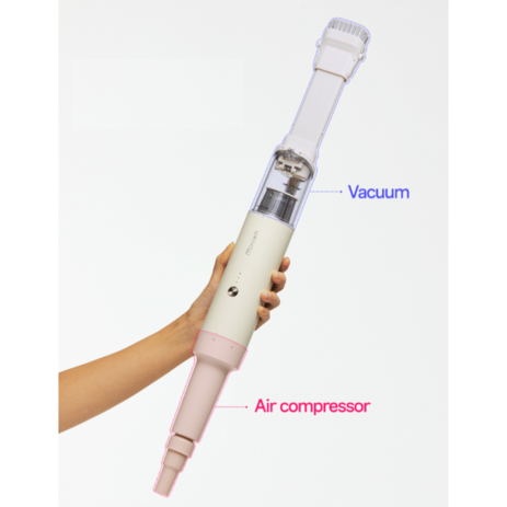 무선 차량용 청소기 미니엔 M1 핸디형 소형청소기, 크림 화이트-추천-상품